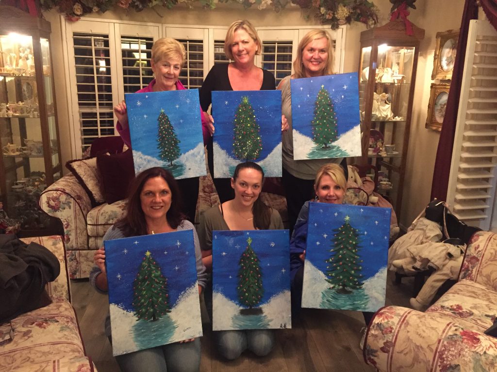 Painting Party Events Inspired Art by Gayle Kirkhuff